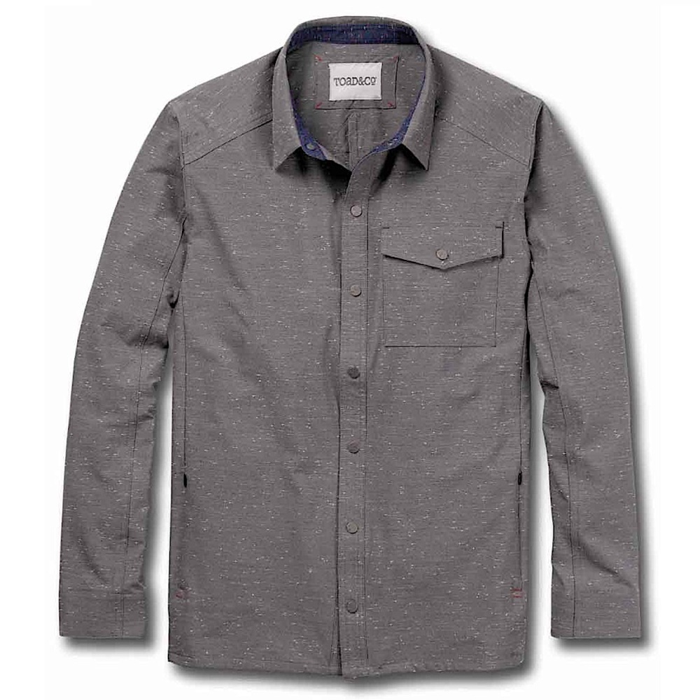 Toad & Co Open Air Jasper Shirt Jacket Shirtjac Gray XL‎